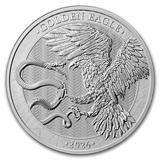 2026 Malta 1 oz Silver 5 Euro Golden Eagle BU
